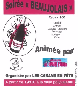 Soirée " BEAUJOLAIS " 